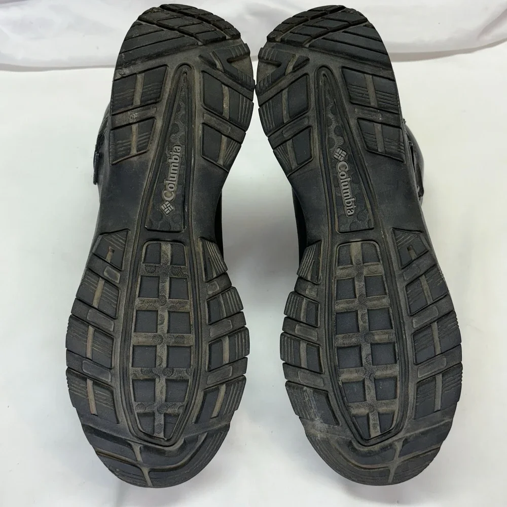 Columbia Newton Ridge Plus II Waterproof Hiking Boots Mens 10.5 Black‎ BM2590